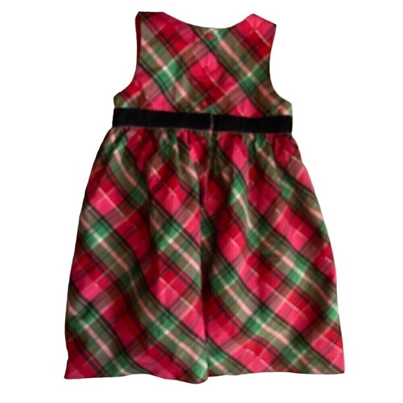 OSHKOSH Plaid Holiday Party Dress Size 18 Months - Picture 1 of 4